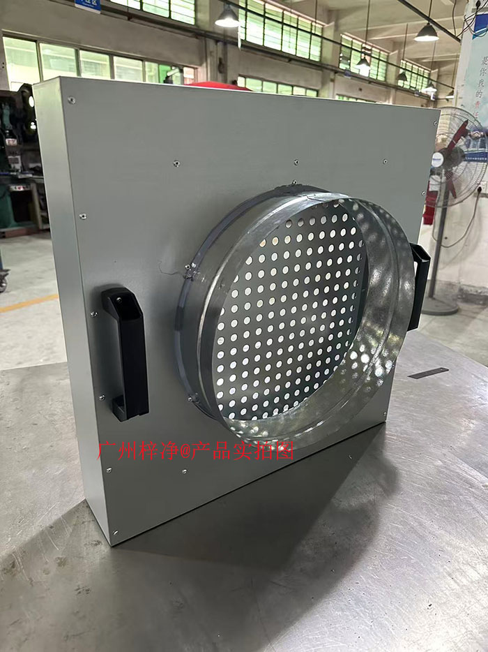 可更换式一体化高效送风口安装现场实拍图