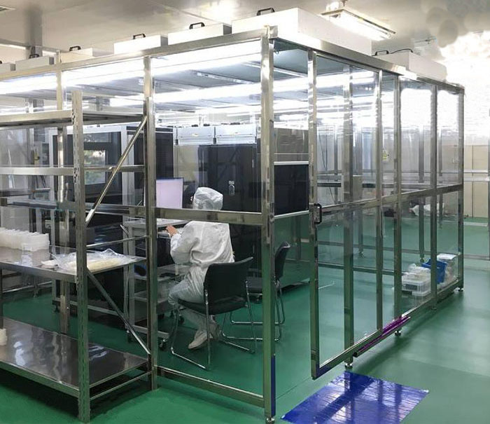洁净工作台和洁净棚的搭配效果